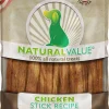 Loving Pets Natural Value USA Stick Recipe Natural Dog Chews - Chicken - 14 Oz