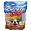 Loving Pets Nature's Choice Rawhide Munchy Stick Value Pack Natural Dog Chews - Assorted - 5 In X 10 MM - 10