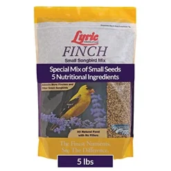 Lyric Finch Small Songbird Wild Bird Food Mix - 5 Lbs - 8 Pack