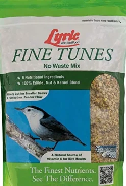 Lyric Fine Tunes No Waste Wild Bird Mix - 5 Lbs - 8 Pack