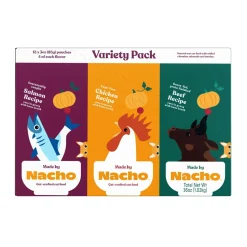 Made by Nacho Cuts in Gravy in Bone Broth Wet Cat Food - Variety Pack - 3 Oz - 12 Count