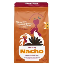 Made by Nacho Grain-Free Chicken and Turkey in Bone Broth Dry Cat Food - 4 Lbs