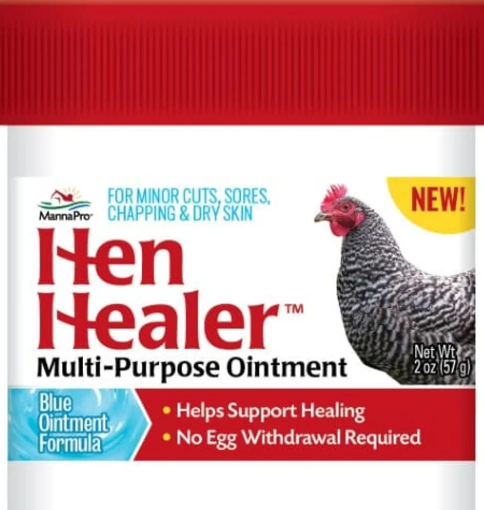 Manna Pro Manna Pro Hen Healer Multi-Purpose Ointment Veterinary Supplies Ointments & Creams - 2 Oz