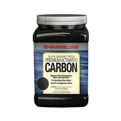 Marineland Diamond Black Activated Carbon Aquarium Filter Media Additives - 22 Oz