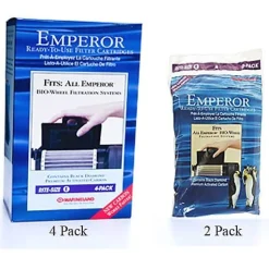 Marineland Emperor Rite-Size Filter Cartridge Aquarium Filter Insert - Size E - 4 Pack