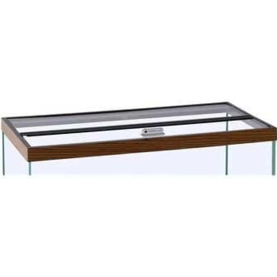 Marineland Glass Canopy Pentagon Hinged Aquarium Glass Canopy - 44 Gal