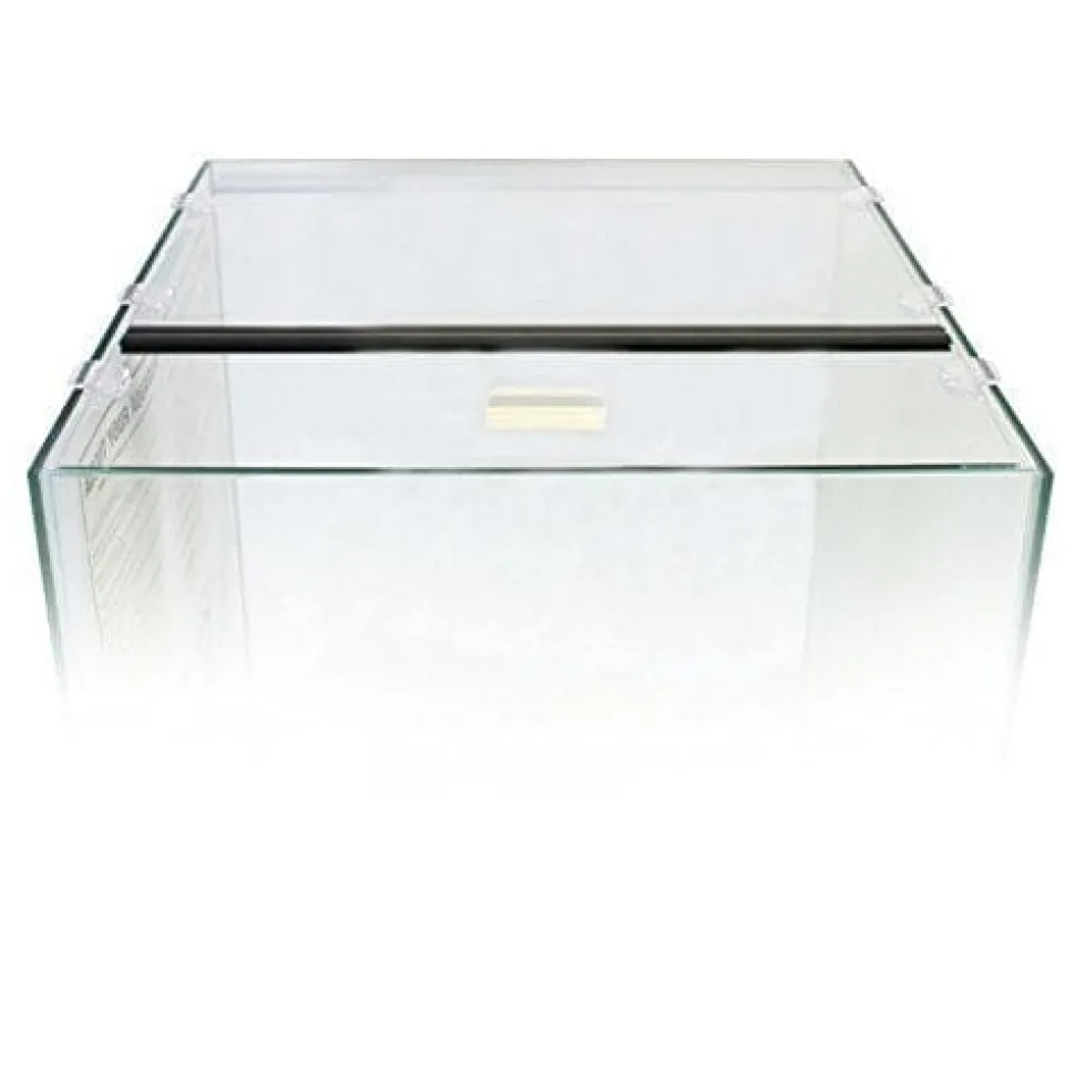 Marineland Hinged with Clips Aquarium Glass Canopy - 24 X 24 In