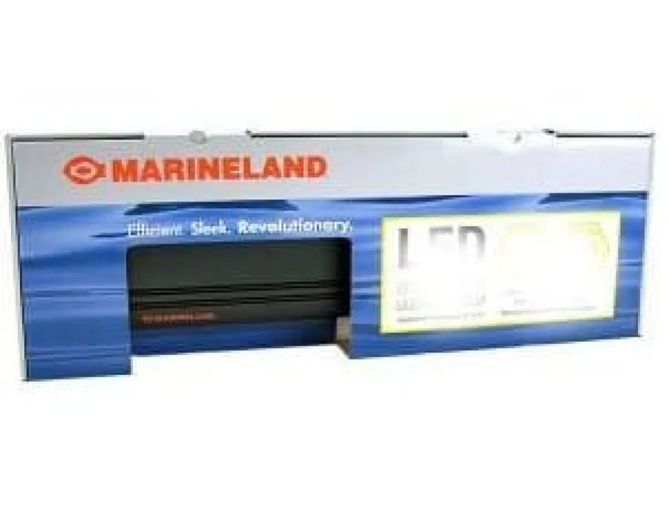 Marineland LED Aquarium Hood Aquarium Black - 30 X 12 In