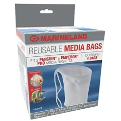 Marineland Reusable Media Bags Aquarium Filter Insert - 4 Count