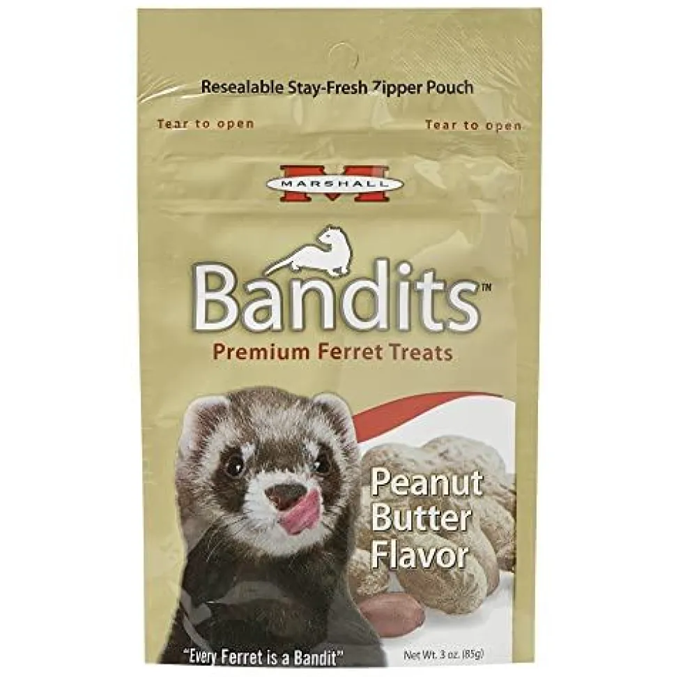 Marshall Bandits Premium Ferret Treat - Peanut Butter - 3 oz