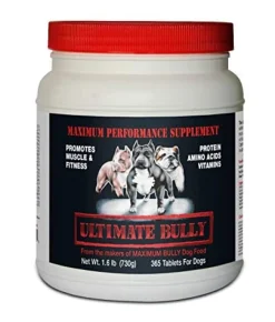 Maximum Bully Performance Dog Supplement - 365 Count
