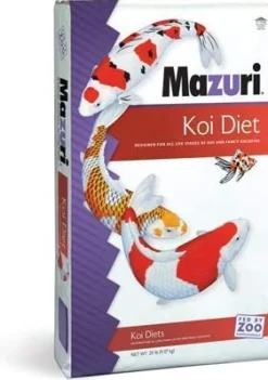 Mazuri Koi Platinum Nuggets Koi Fish Food - 20 lb Bag