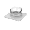 Mclovin's No-Spill Pet Bowl with Magnetic Mat - Gray