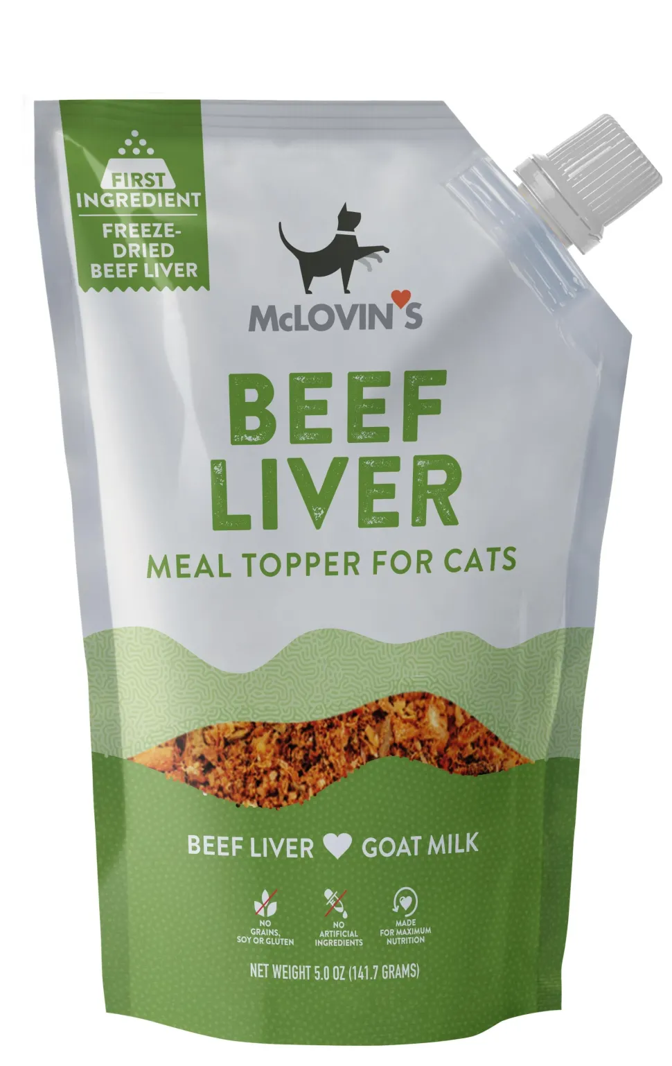 Mclovin's Pet Freeze-Dried Beef Dog Food Toppers - 7 Oz - Case of 12