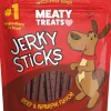 Meaty Treats Jerky Sticks Soft and Chewy Dog Treats - Beef/Pepperoni - 22.5 Oz
