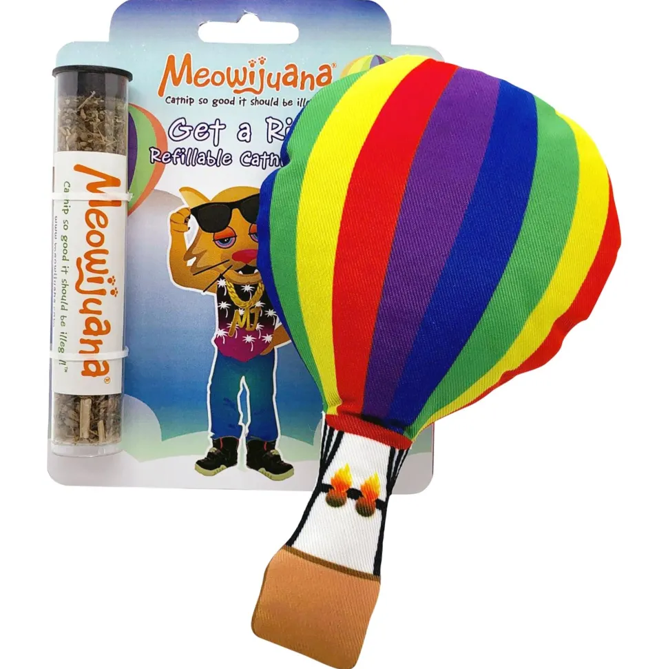 Meowijuana Get a Rise Balloon Crinkle Catnip Cat Toy