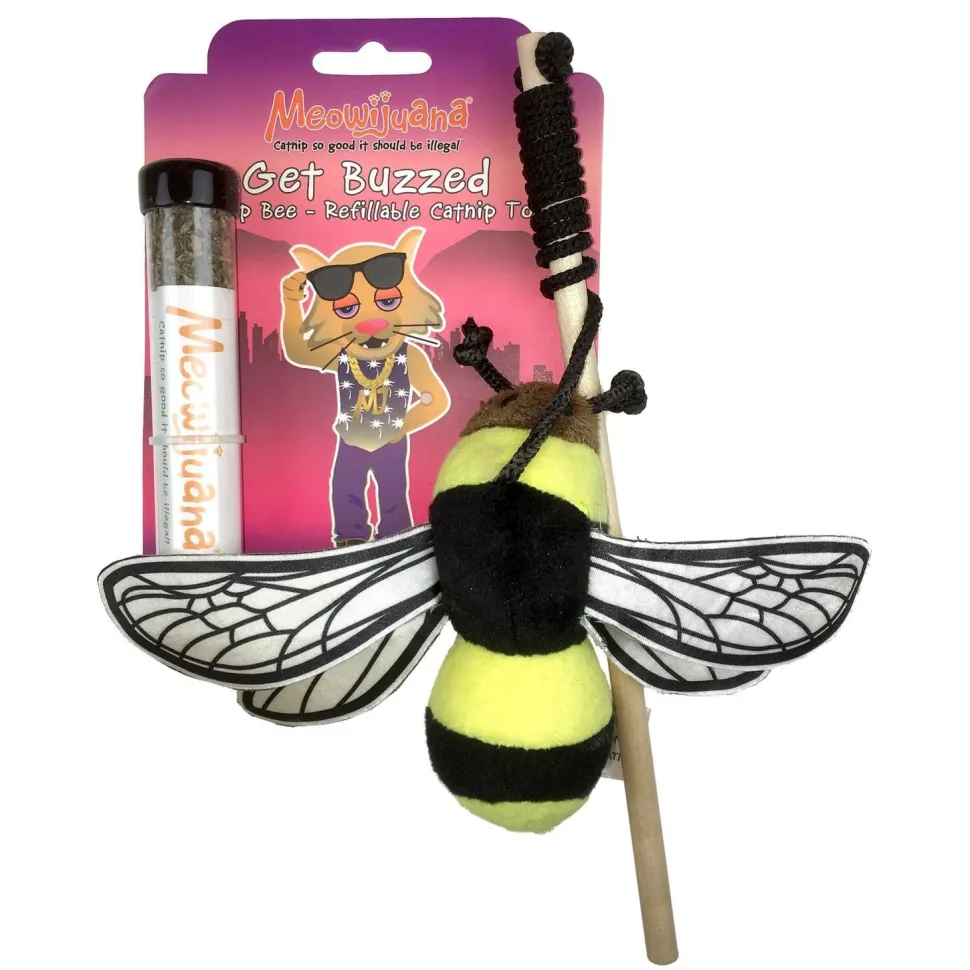 Meowijuana Get Buzzed Refillable Catnip Cat Toy