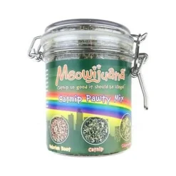 Meowijuana Jar of Pawty Mix Organic Premium Catnip - 60g
