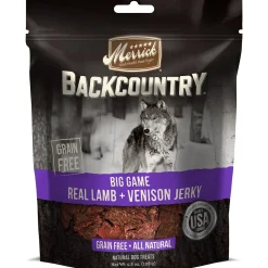 Merrick Backcountry Big Game Lamb and Venison Jerky Dog Treats - 4.5 Oz
