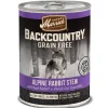 Merrick 'Backcountry' Grain-Free Alpine Rabbit Stew Canned Dog Food - 12.7 oz Cans - Case of 12