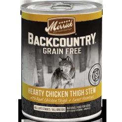 Merrick 'Backcountry' Grain-Free Chicken Thigh Canned Dog Food - 12.7 oz Cans - Case of 12