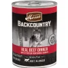 Merrick 'Backcountry' Grain-Free 96% Beef Canned Dog Food - 12.7 oz Cans - Case of 12
