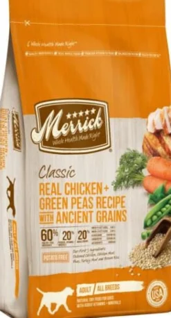 Merrick Classic Canine Chicken + Brown Rice with Healthy Ancient Grains Dry Dog Food with Healthy Grains - 4 lb Bag