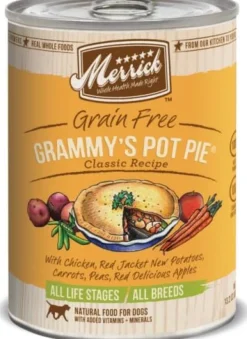 Merrick Classic Grain-Free Grammys Pot Pie Chicken in Gravy Canned Dog Food - 12.7 Oz - Case of 12