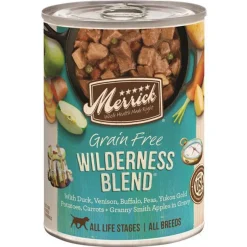 Merrick Classic Wilderness Blend Canned Wet Dog Food - 12.7 oz Cans - Case of 12