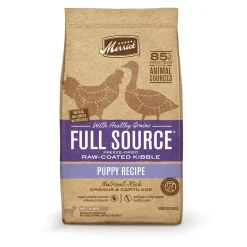Merrick Full Source Raw-Coated Kibble Puppy Recipe Dry Dog Food - 20 lb Bag