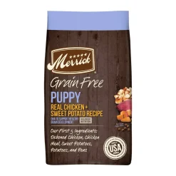 Merrick Grain-Free Puppy Chicken and Sweet Potato Dry Dog Food - 4 Lbs