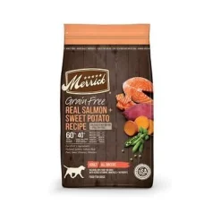 Merrick Grain-Free Salmon & Sweet Potato Dry Dog Food - 4 lb Bag
