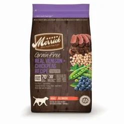 Merrick Grain-Free Venison & Chickpeas Dry Dog Food - 22 lb Bag
