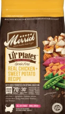 Merrick Lil' Plates Chicken & Sweet Potato Freeze-Dried Dog Food - 4 lb Bag
