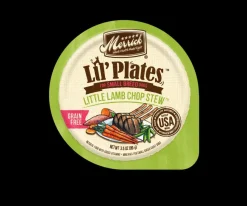 Merrick Lil' Plates Grain-Free Lil' Tubs Little Lamb Chop Small Breed Dog Food - 3.5 oz Tubs - Case of 12