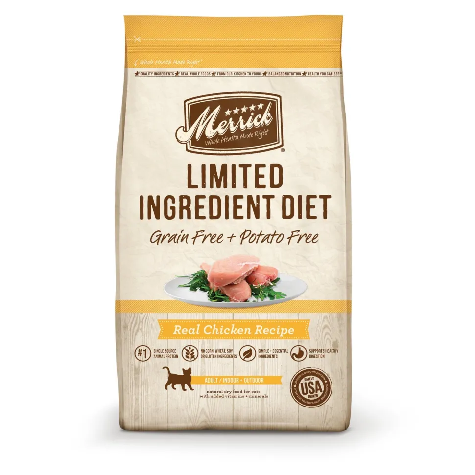 Merrick Limited Ingredient Diet Limited Ingredient Diet Real Chicken Dry Cat Food - 12 lb Bag