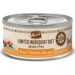 Merrick Limited Ingredient Diet Grain-Free Real Chicken Canned Cat Food - 5 Oz - Case of 24