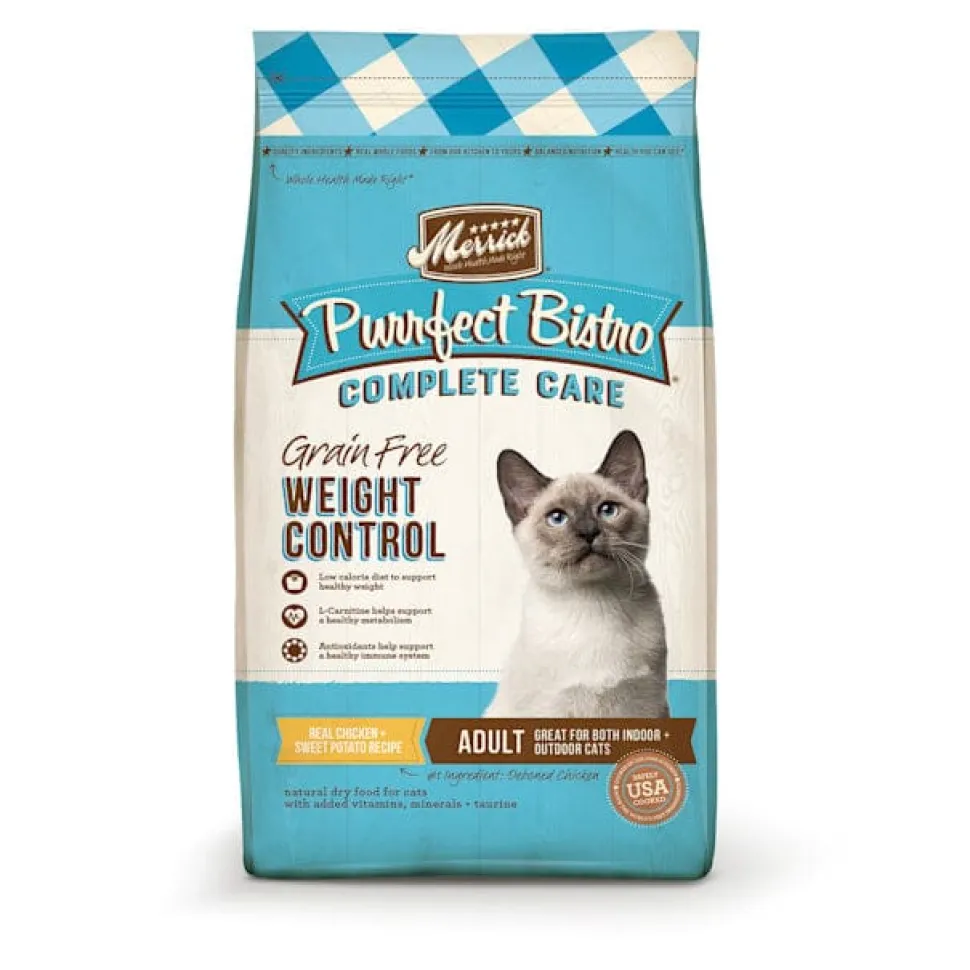 Merrick Purrfect Bistro Complete Care Healthy Weight Dry Cat Food - 7 lb Bag