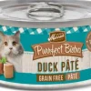 Merrick Purrfect Bistro Duck Pate Canned Cat Food - 3 Oz - Case of 24