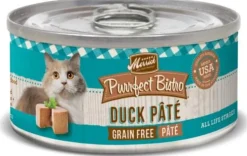 Merrick Purrfect Bistro Duck Pate Canned Cat Food - 3 Oz - Case of 24