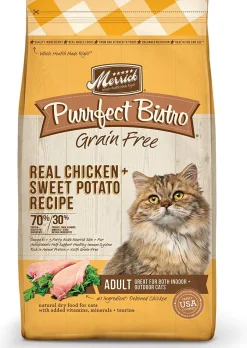 Merrick Purrfect Bistro Grain-Free Healthy Adult Chicken Recipe Dry Cat Food - 7 lb Bag