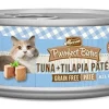 Merrick Purrfect Bistro Grain-Free Tuna & Tilapia Pate Wet Canned Dog Food - 3 oz Cans - Case of 24