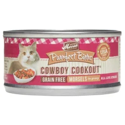 Merrick Purrfect Bistro Grain-Free Cowboy Cookout Wet Canned Dog Food - 3 oz Cans - Case of 24