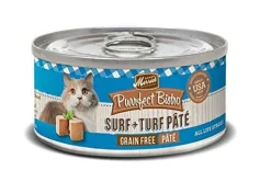 Merrick Purrfect Bistro Surf and Turf Pate Canned Cat Food - 5.5 Oz - Case of 24