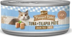 Merrick Purrfect Bistro Tuna and Tilapia Canned Cat Food - 3 Oz - Case of 24