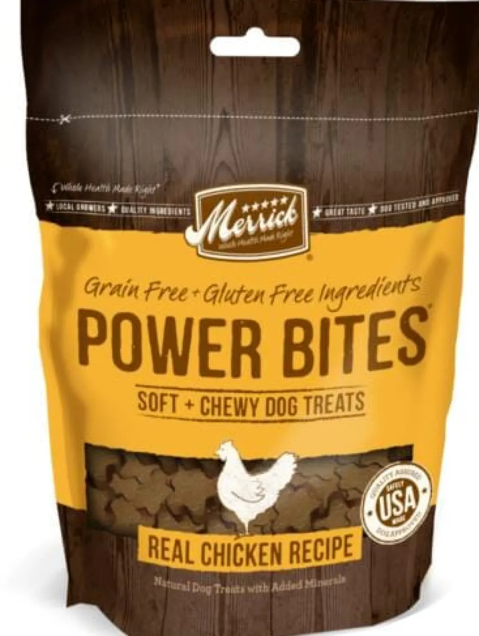 Merrick Treats Chicken Recipe Soft and Chewy Dog Treats - 6 oz Bag