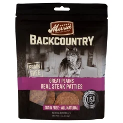 Merrick Treats Great Plains Steak Patties Natural Dog Chews - 4 oz Bag