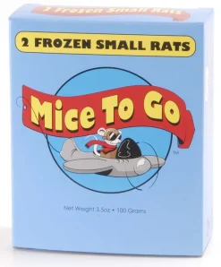 Mice To Go Frozen Small Rat - 3.5 Oz - 2 Pack