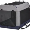 Midwest Canine Camper Pop-Up Tent Soft Folding Dog Crate - Gray - 36" X 25.5" X 28" In