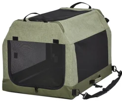 Midwest Canine Camper Pop-Up Tent Soft Folding Dog Crate - Green - 30" X 20" X 19.5" In